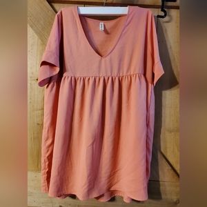 Zeanna Outfitter Oversized Pink Shirt, Size Medium!